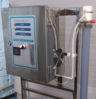 Оборудование озонирования воды для дезинфекции (стерилизации) тары